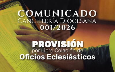 Comunicado Cancillería Diocesana 001-2026