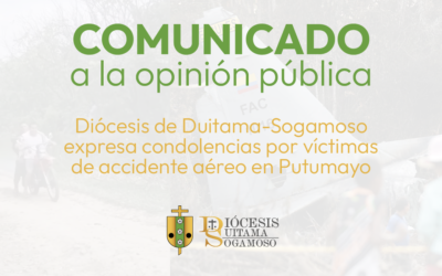 Diócesis de Duitama-Sogamoso expresa condolencias por víctimas de accidente aéreo en Putumayo