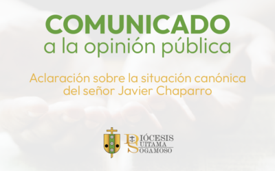 Aclaración sobre la situación canónica del señor Javier Chaparro