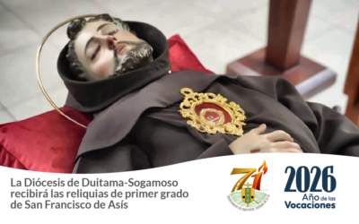 La Diócesis de Duitama-Sogamoso recibirá las reliquias de primer grado de San Francisco de Asís